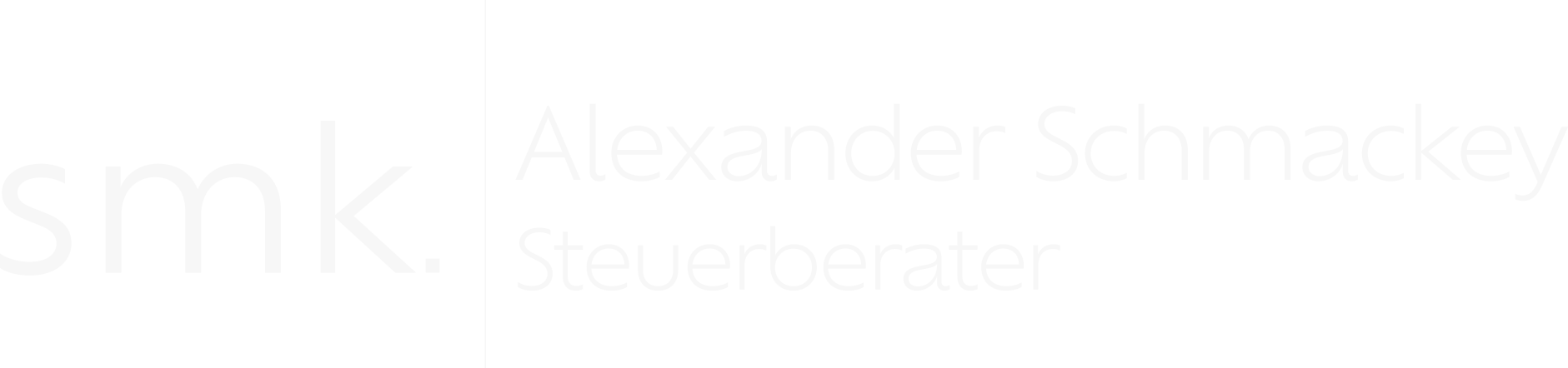 Logo Alexander Schmackey White